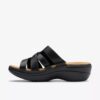 Womens Merliah2 Cove Black Leather Wedges Womens Merliah2 Cove Black Leather Wedges