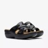 Womens Merliah2 Cove Black Leather Wedges Womens Merliah2 Cove Black Leather Wedges
