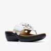 Womens Merliah2 Kyla White Combination Wedges