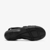 Womens Merliah2 Ruby Black Leather Wedges