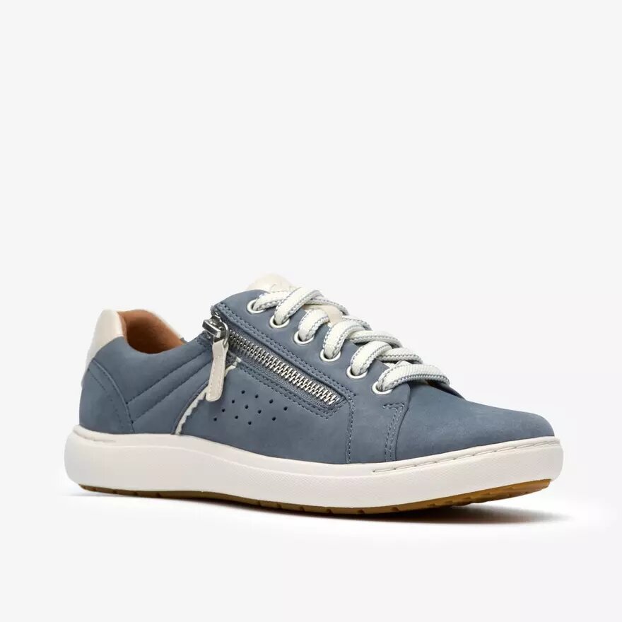 Womens Nalle Zen Blue Nubuck Sneaker Womens Nalle Zen Blue Nubuck Sneaker