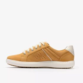 Womens Nalle Zen Yellow Nubuck Sneakers