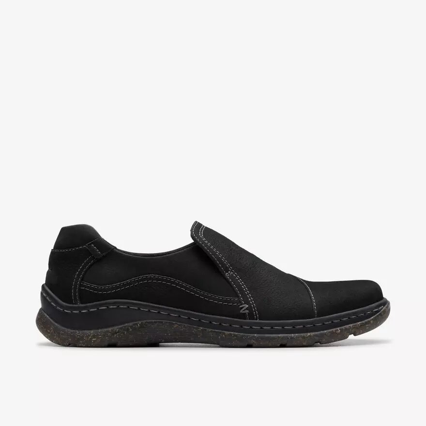 Womens Orlene Slip Black Leather Slip-Ons Womens Orlene Slip Black Leather Slip-Ons
