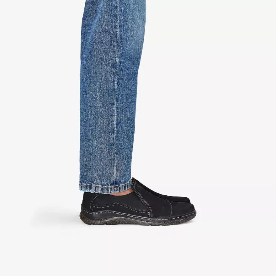 Womens Orlene Slip Black Leather Slip-Ons Womens Orlene Slip Black Leather Slip-Ons