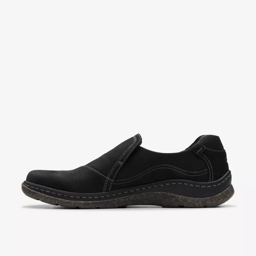 Womens Orlene Slip Black Leather Slip-Ons Womens Orlene Slip Black Leather Slip-Ons