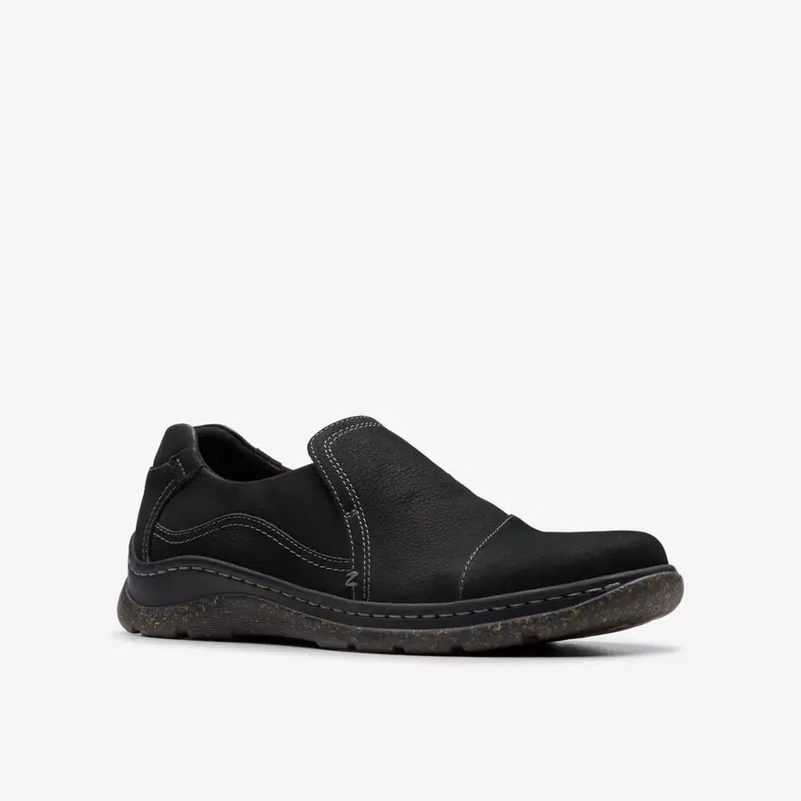 Womens Orlene Slip Black Leather Slip-Ons Womens Orlene Slip Black Leather Slip-Ons