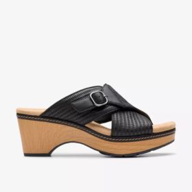 Womens Seannah Nora Black Interest Wedges Womens Seannah Nora Black Interest Wedges