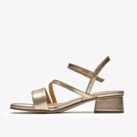 Womens Serina35 Strap Soft Gold Strappy Sandals