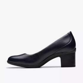 Womens Shaya Poppy Navy Leather Pumps Womens Shaya Poppy Navy Leather Pumps