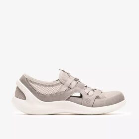 Womens Solevana Step Pale Grey Slip-Ons