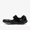 Womens Solevana Strap Black Sneakers
