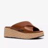 Womens Tessiah Mule2 Tan Leather Wedges