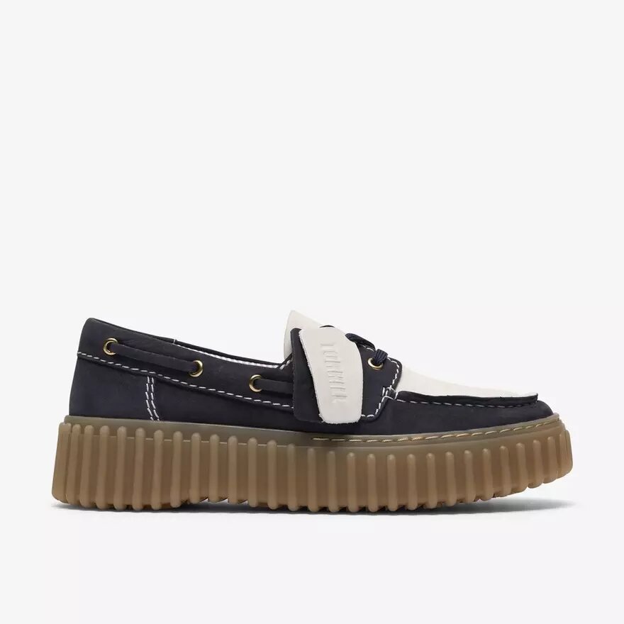 Womens Torhill Boat Navy Combination Boat Shoes Womens Torhill Boat Navy Combination Boat Shoes