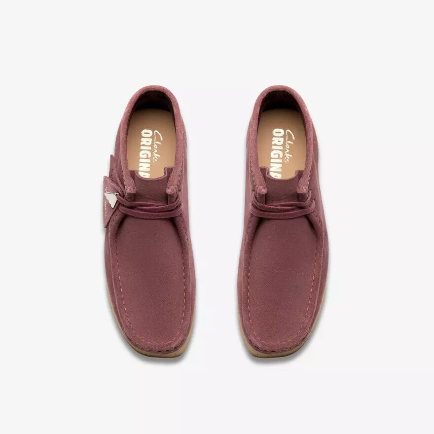 Womens Wallabee Boot. Rose Brown Suede Womens Wallabee Boot. Rose Brown Suede