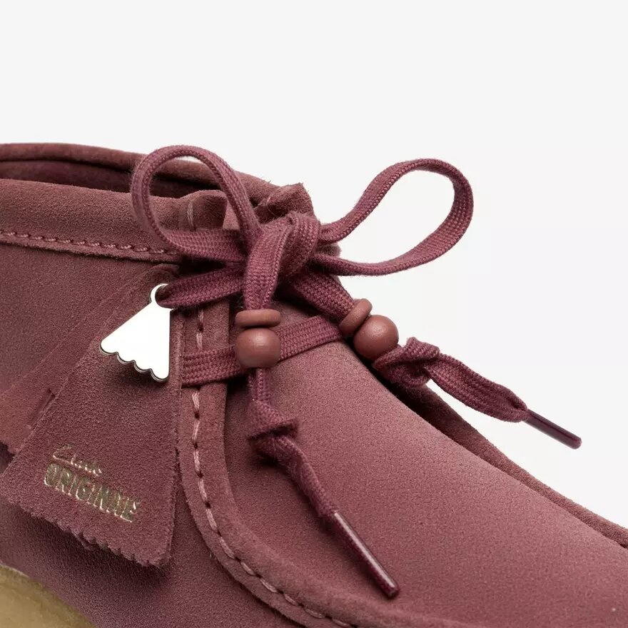 Womens Wallabee Boot. Rose Brown Suede Womens Wallabee Boot. Rose Brown Suede
