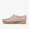 Womens Wallabee Gingham Pink Check Womens Wallabee Gingham Pink Check
