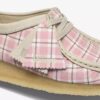 Womens Wallabee Gingham Pink Check Womens Wallabee Gingham Pink Check