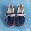 Womens Wallabee Navy Stripe Wallabees Womens Wallabee Navy Stripe Wallabees