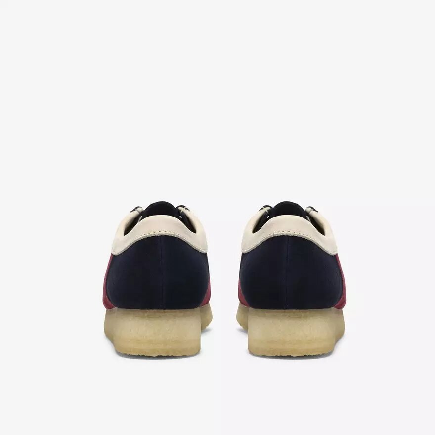 Womens Wallabee Navy Stripe Wallabees Womens Wallabee Navy Stripe Wallabees