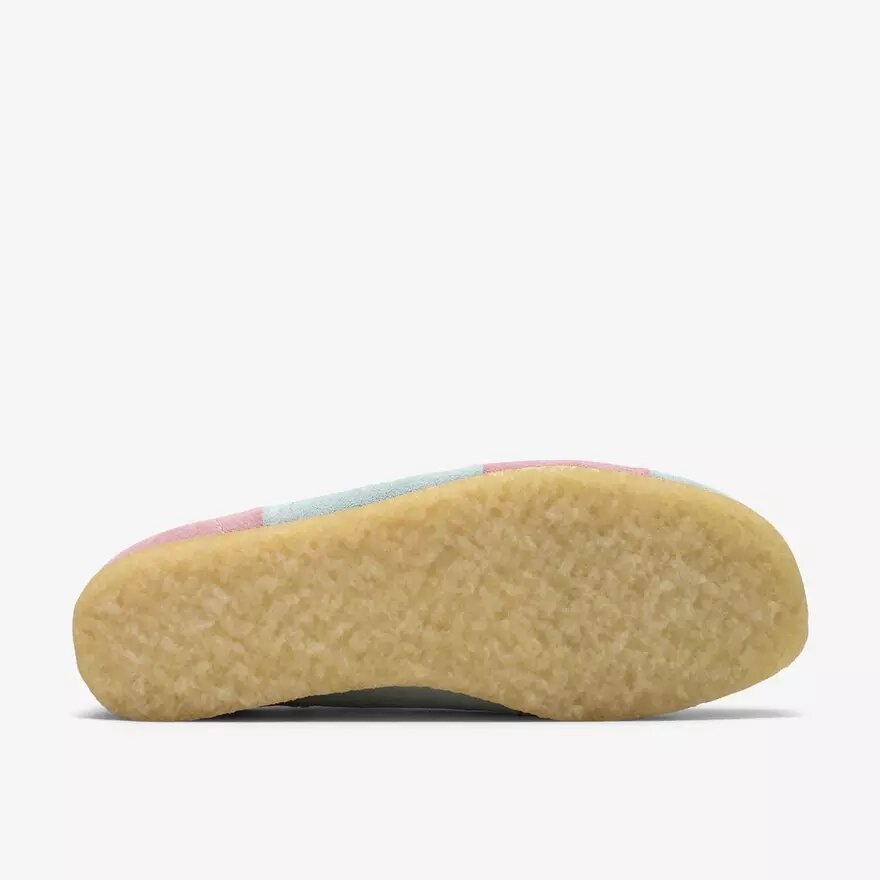 Womens Wallabee Pale Blue Pink Stripe Womens Wallabee Pale Blue Pink Stripe