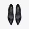 Womens Zarey Court Black Leather Court Shoes Us Womens Zarey Court Black Leather Court Shoes Us