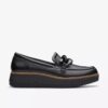 Womens Zylah May Black Leather Loafers Us Womens Zylah May Black Leather Loafers Us
