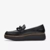 Womens Zylah May Black Leather Loafers Us Womens Zylah May Black Leather Loafers Us