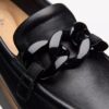 Womens Zylah May Black Leather Loafers Us Womens Zylah May Black Leather Loafers Us